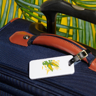Fresh Carrot Colourful Vegetable Art Luggage Tag