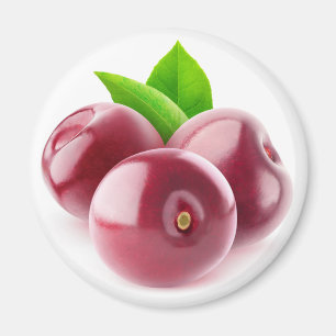 Fresh cherries magnet