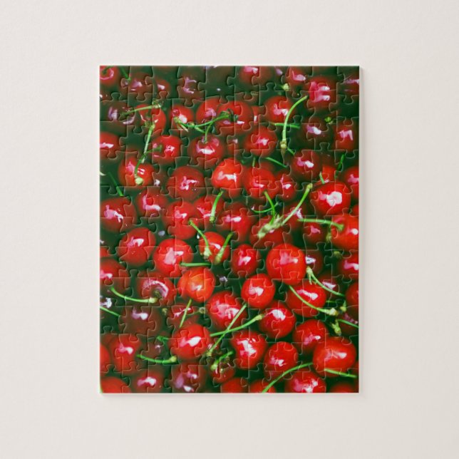 Fresh Cherries pattern Jigsaw Puzzle (Vertical)