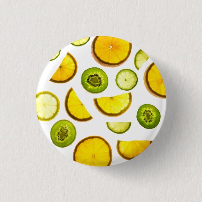 Fresh Citrus Fruits 3 Cm Round Badge (Front)
