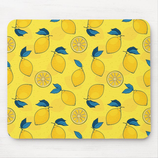 Fresh Citrus Lemon  Mouse Pad (Front)