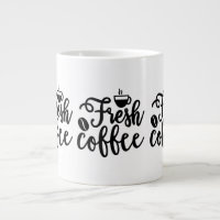 Fresh coffee coffee mug