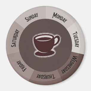 Fresh Coffee Java Kitchen Office Organiser Magnet