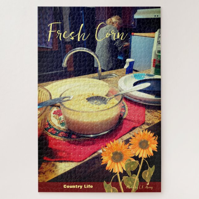 Fresh Corn / Country Life - Garden Jigsaw Puzzle (Vertical)