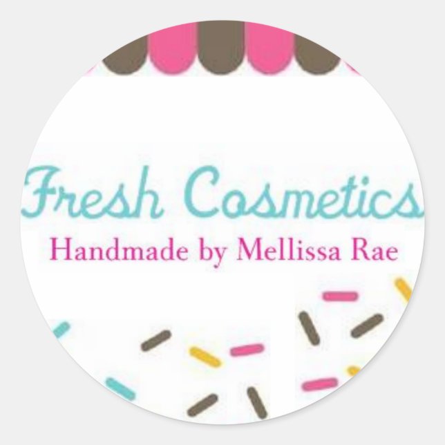 Fresh Cosmetics Classic Round Sticker (Front)