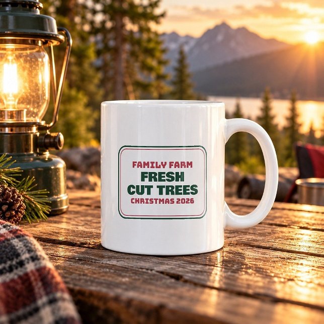 Fresh Cut Christmas Trees Funny Mug (Creator Uploaded)