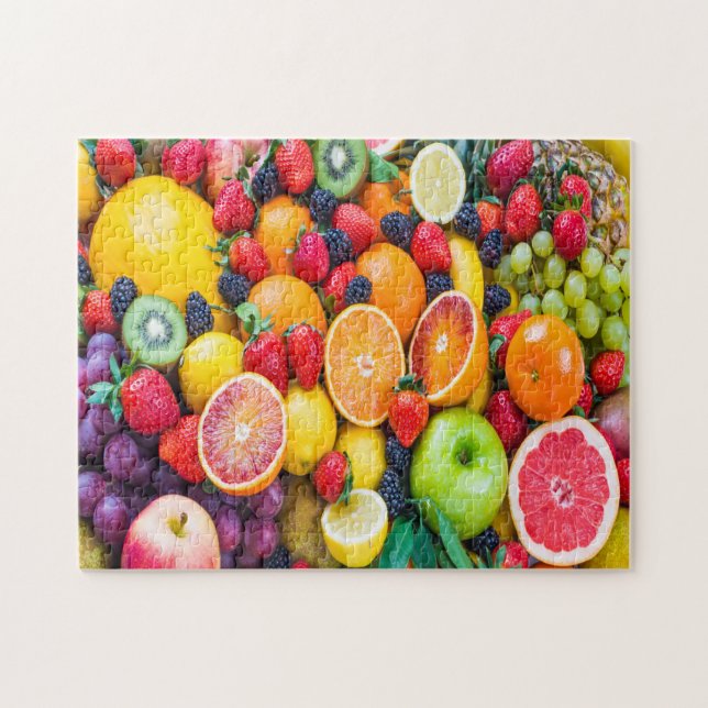Fresh Delicious Fruits Jigsaw Puzzle (Horizontal)