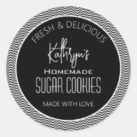 "Fresh & Delicious" Personalised Food Label