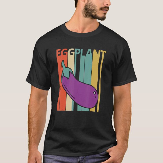 Fresh Eggplant Vegetable T-Shirt (Front)