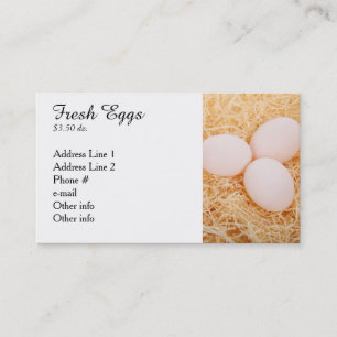 Fresh Eggs Business Cards