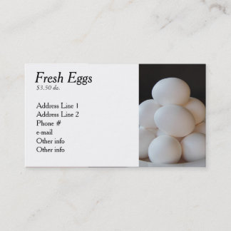 Fresh Eggs Business Cards