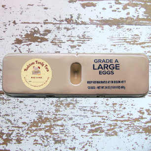 Fresh Eggs Custom Classic Round Sticker