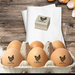 Fresh Eggs Vintage Personalised Egg Stamp