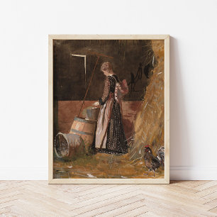 Fresh Eggs   Winslow Homer Poster