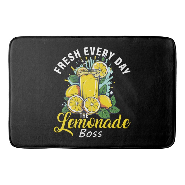 Fresh Every Day The Lemonade Boss Bath Mat (Front)