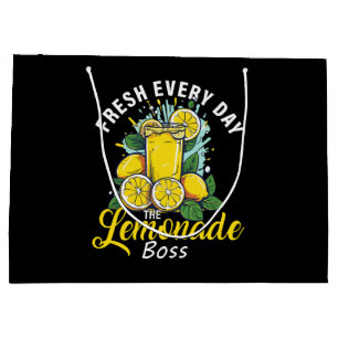 Fresh Every Day The Lemonade Boss Large Gift Bag