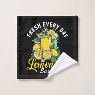 Fresh Every Day The Lemonade Boss Wash Cloth
