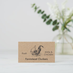 Fresh & Farm-Fresh Eggs from Local Egg Farms  Business Card