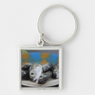 Fresh fish on fish market Mercado de Peixe), Key Ring