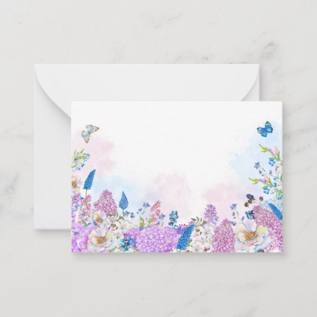 Fresh Floral summer bloom Card (Front)