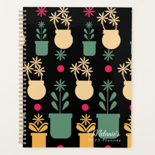 Fresh Florals Colourful Botanical Name Planner