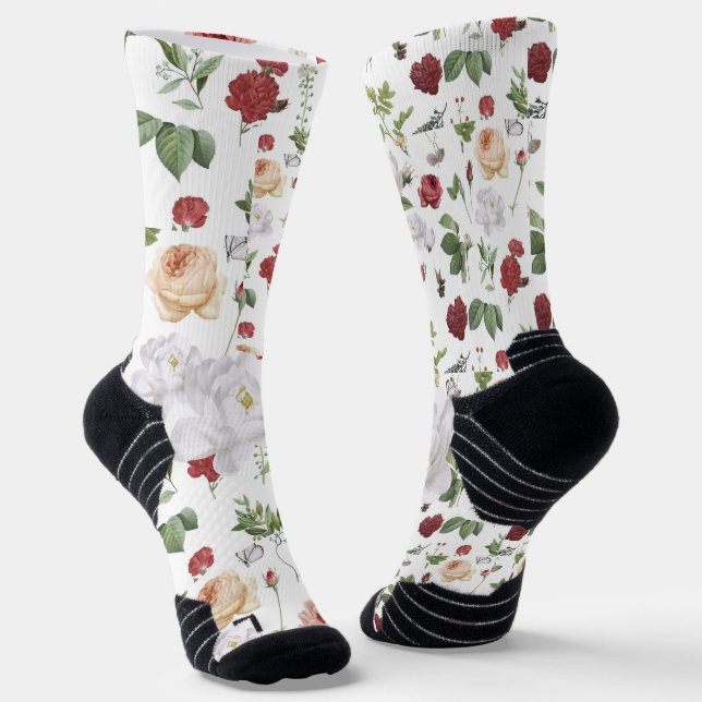  Fresh Florals  Socks (Angled)