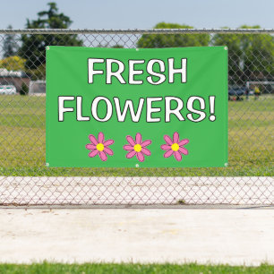 Fresh Flowers Banner