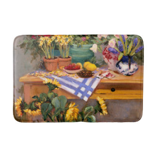 Fresh Flowers I Bath Mat