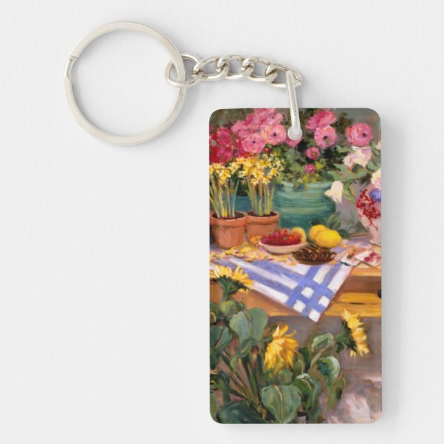 Fresh Flowers I Key Ring (Front)
