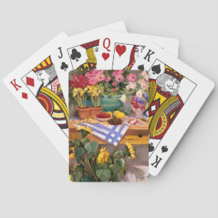 Fresh Flowers I Playing Cards
