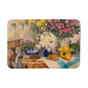 Fresh Flowers II Bath Mat