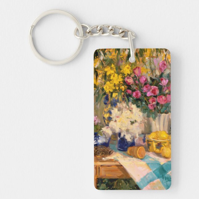 Fresh Flowers II Key Ring (Front)