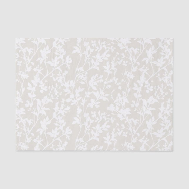 Fresh Foliage (Chiffon) Tissue Paper (Front)