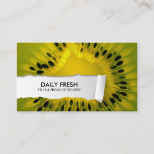 Fresh Food Produce Customisable Business Card