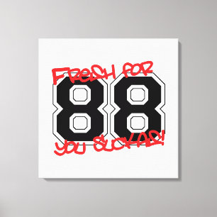Fresh for '88 canvas print