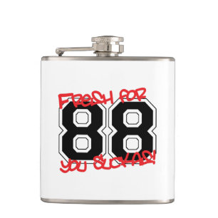 Fresh for '88 hip flask