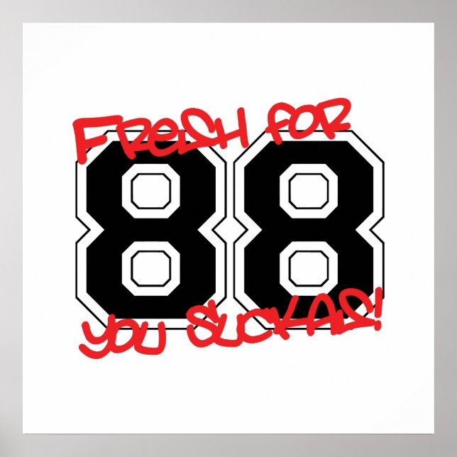 Fresh for '88 poster (Front)