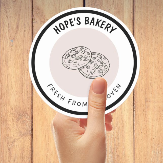 Fresh from oven  classic round sticker (Creator Uploaded)