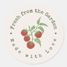 Fresh From The Garden Botanical Tomato Custom Red