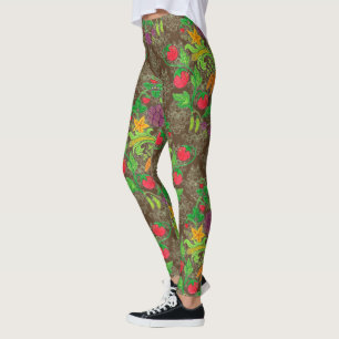 Fresh from the Garden Damask Leggings