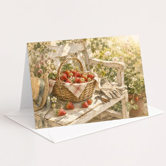 Fresh from the Garden Watercolor Note Card
