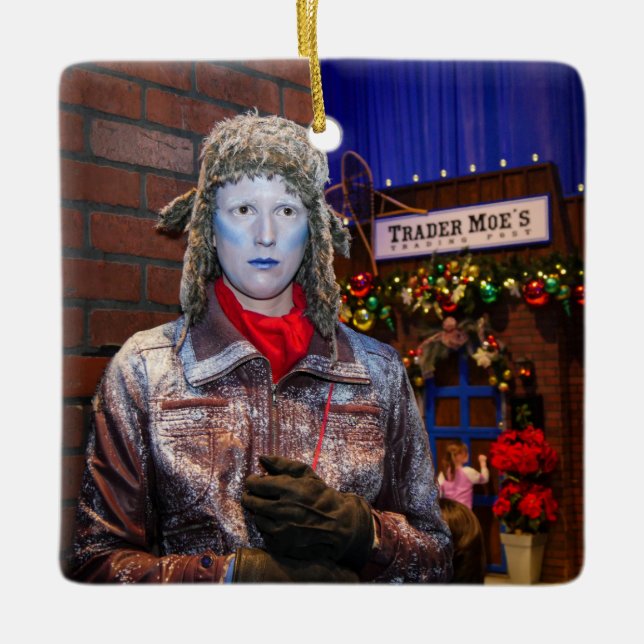 Fresh Frozen Ceramic Ornament (Front)