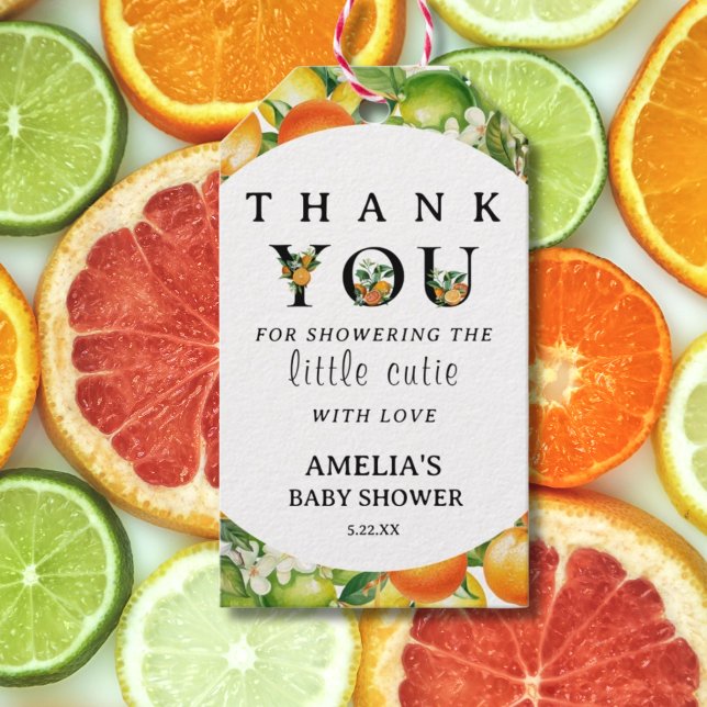 Fresh Fruit Baby Shower Thank You Favour Tag (Creator Uploaded)