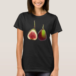 Fresh Fruit Figs Plant Based Vegan Vegetarian T-Shirt