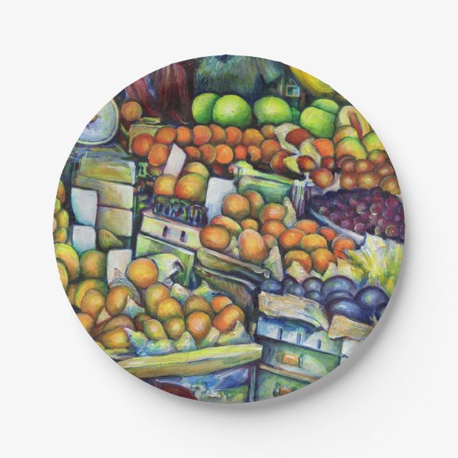 Fresh Fruit with Francis Paper Plate (Front)