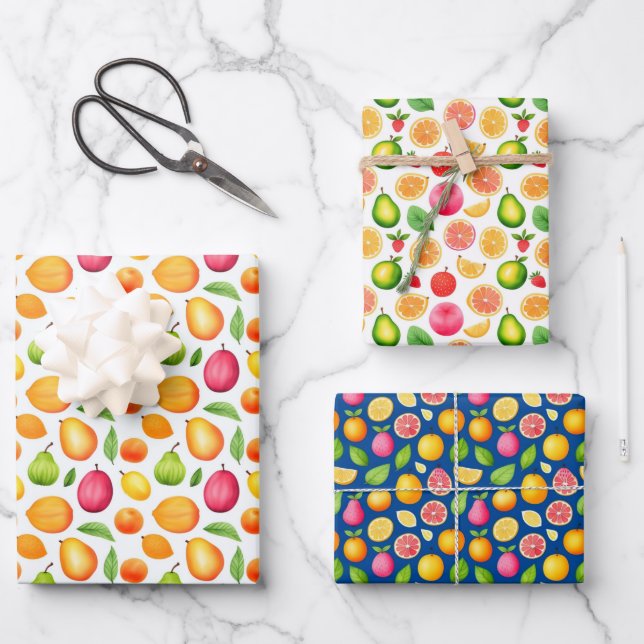 Fresh fruit wrapping Paper (Front)