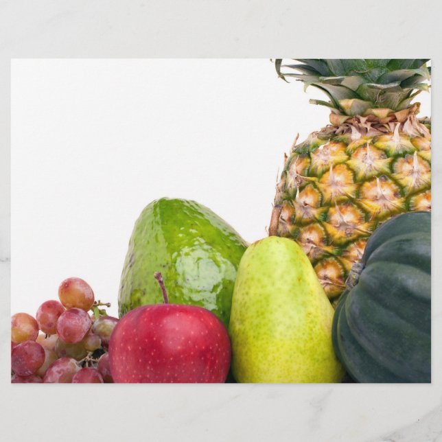 Fresh Fruits and Vegetables Layout Flyer (Front)