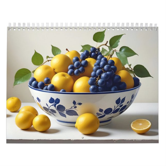 Fresh Fruits Assortment Healthy Colourful Food Calendar (Cover)