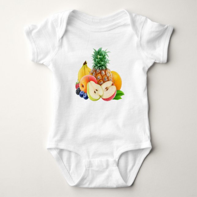 Fresh fruits baby bodysuit (Front)