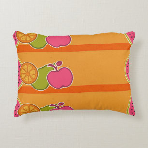 Fresh Fruits Orange Decorative Cushion